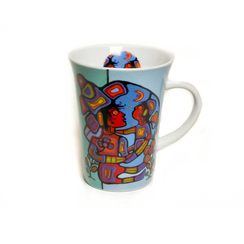 'Mother & Child' mug by Norval Morrisseau