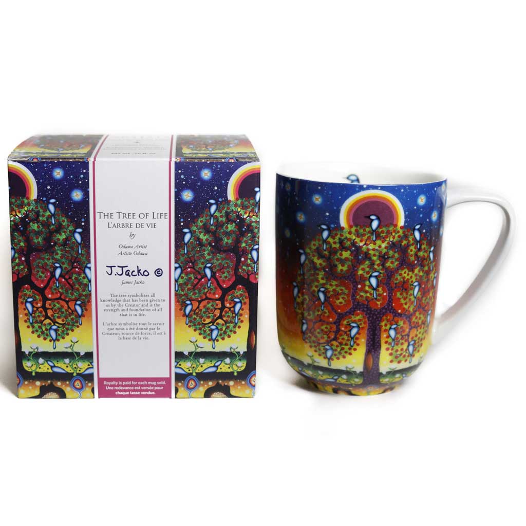 'Tree of Life' mug by James Jacko