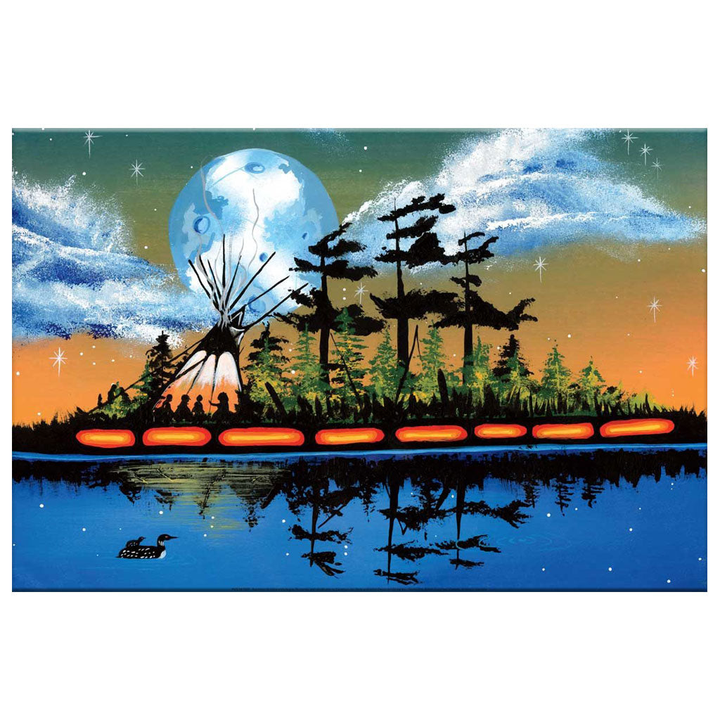 'Teachings' by William Monague - 12" x 18" Print