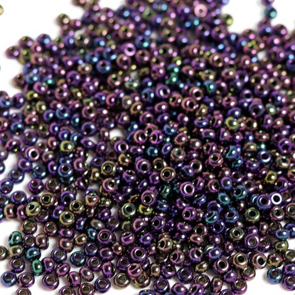 Opaque Purple Iris - Size 8/0 Seedbeads