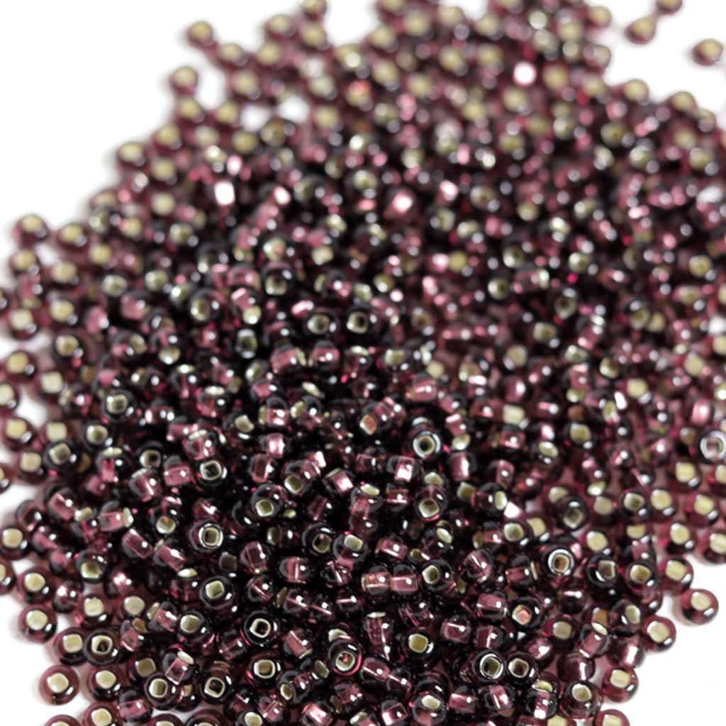 Purple Silverlined - Size 8/0 Seedbeads
