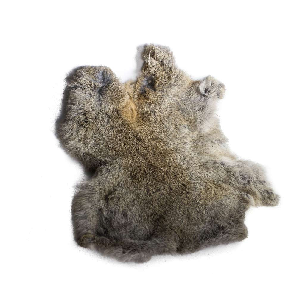 Rabbit Fur Pelt - White or Natural - Beaded Dreams
 - 1