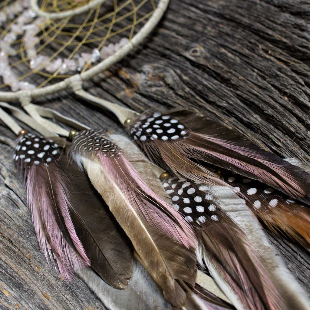 Rose Quartz Dreamcatcher