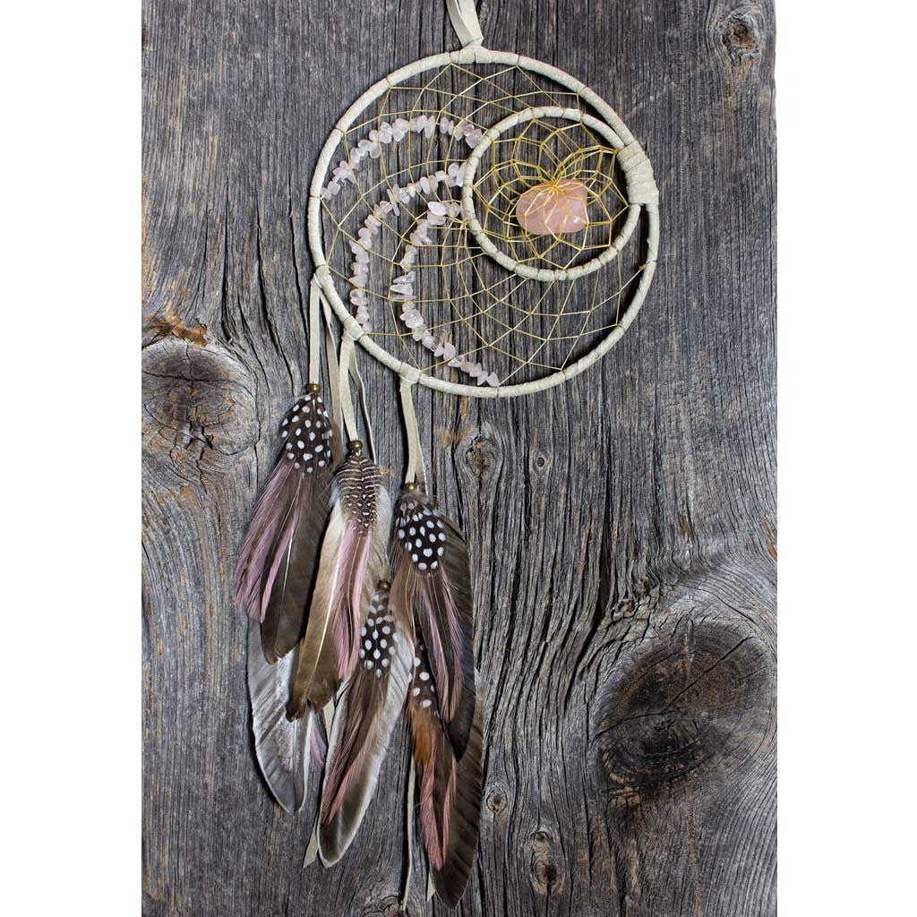 Rose Quartz Dreamcatcher
