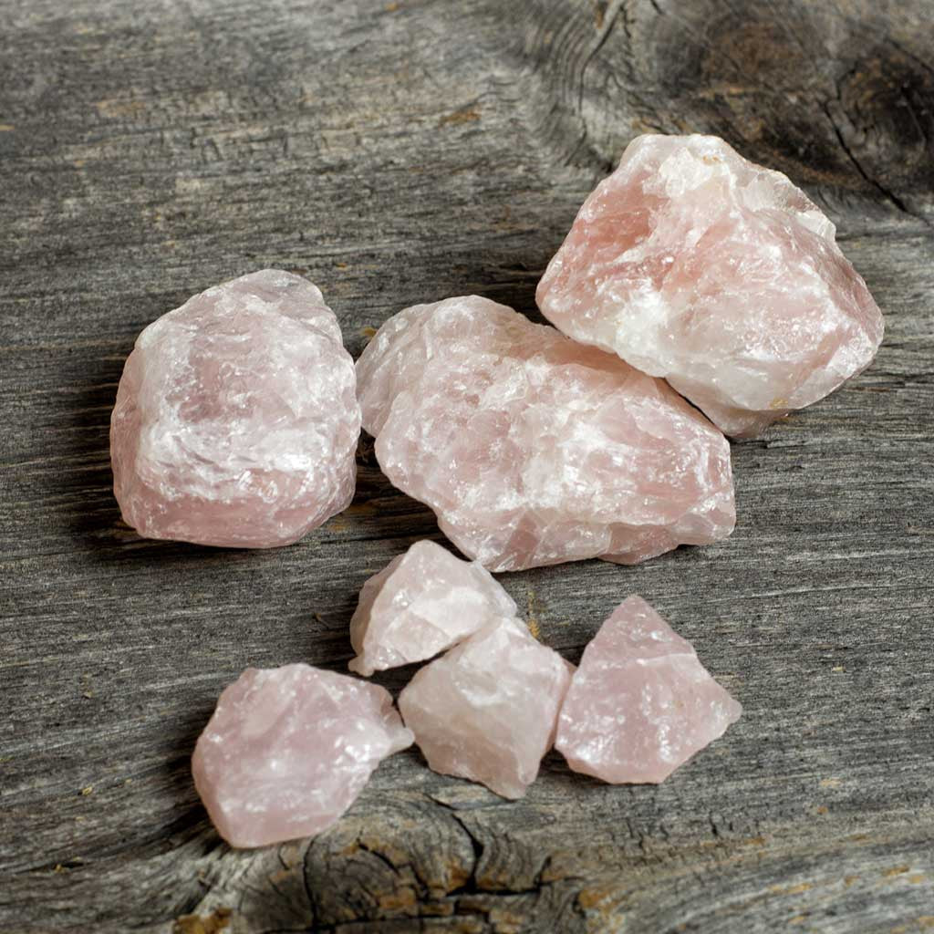 Rough Rose Quartz - Beaded Dreams
 - 1