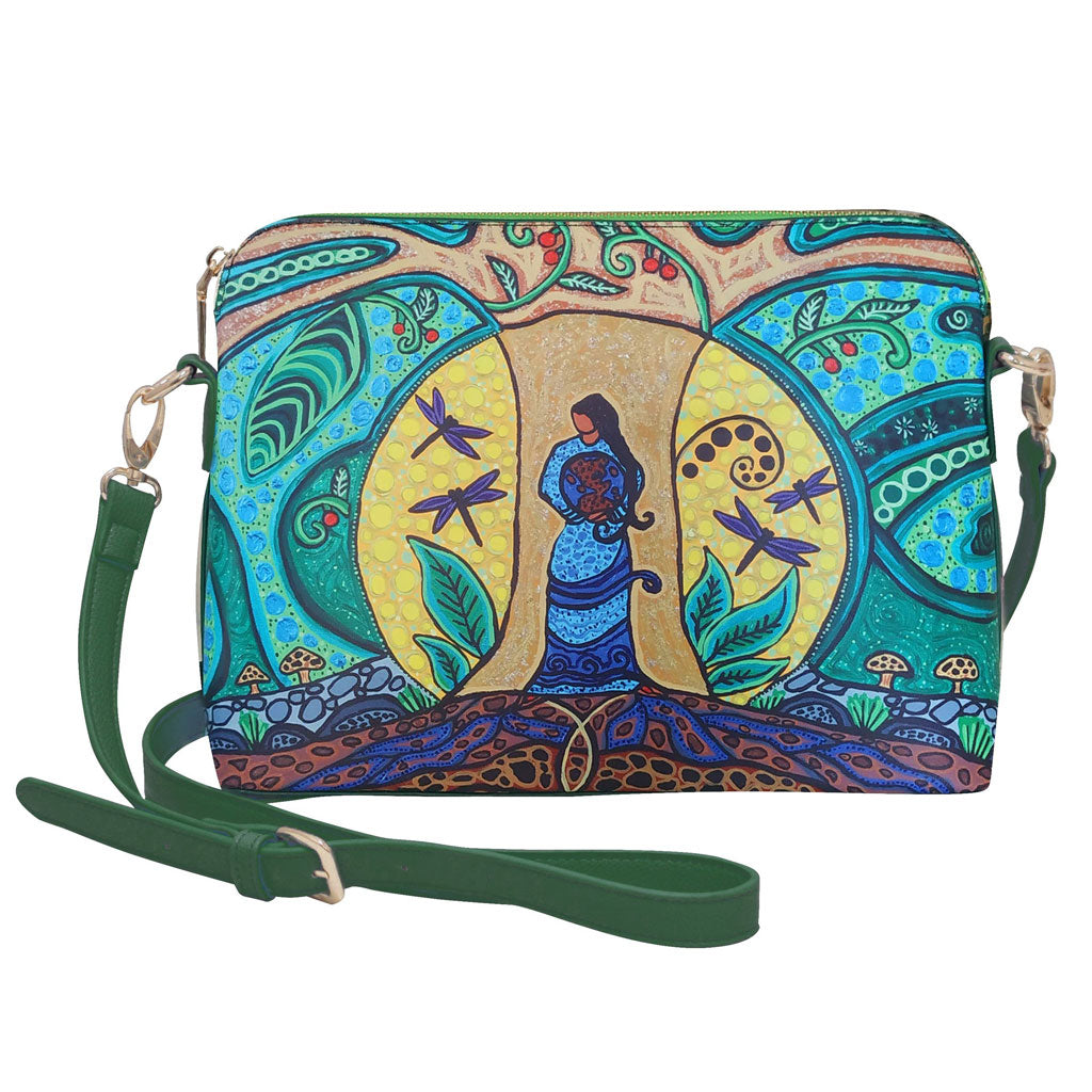 &#39;Strong Earth Woman&#39; Artist Purse by Leah Dorion