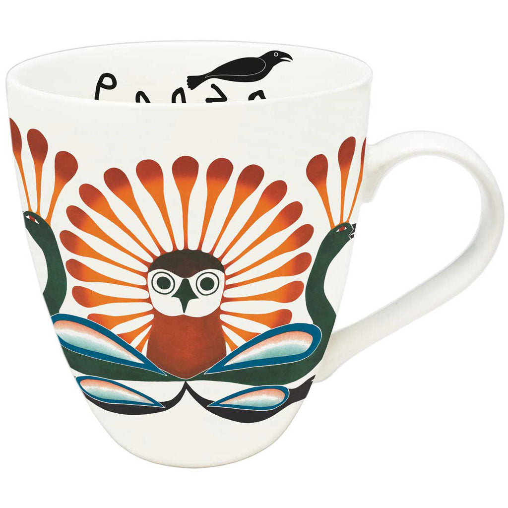 &#39;Sunburst Owl&#39; Mug by Kenojuak Ashevak