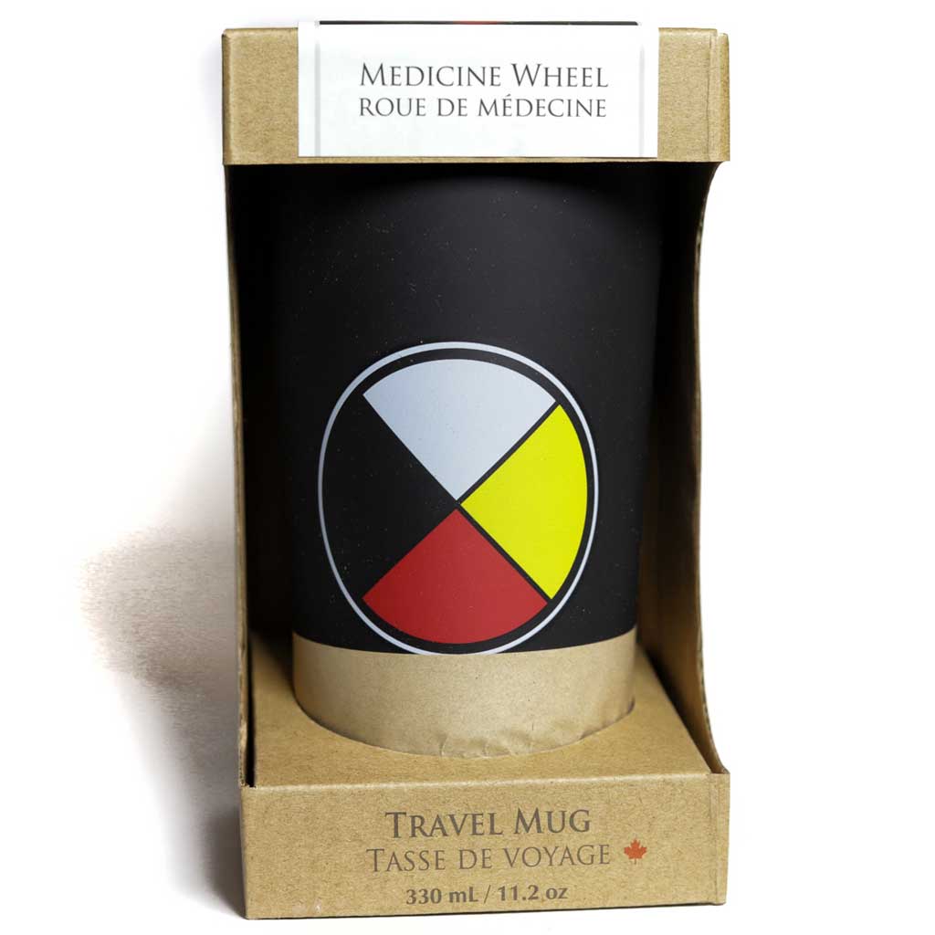 Medicine Wheel Stainless Steel Travel Mug