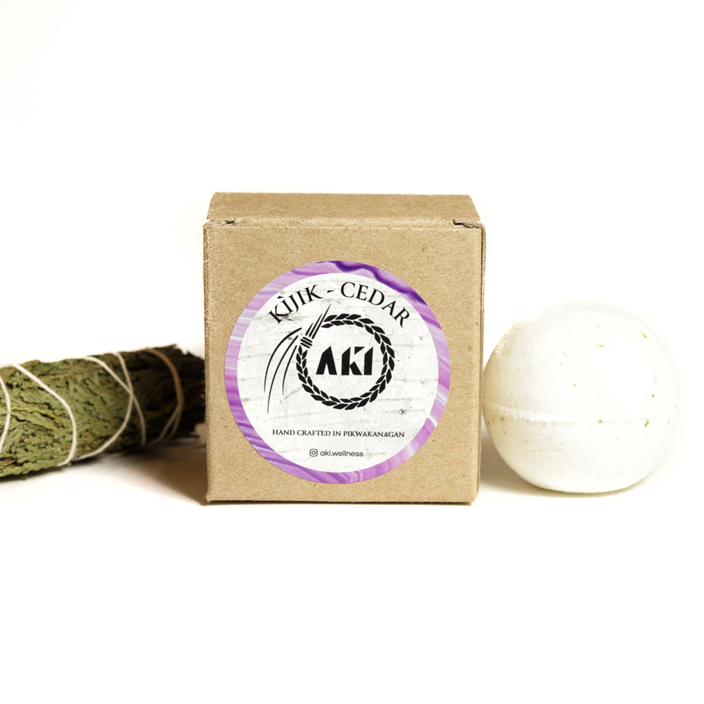Cedar Bath Bomb by Aki Wellness