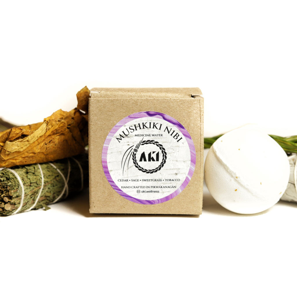Mushkiki Nibi Bath Bomb by Aki Wellness