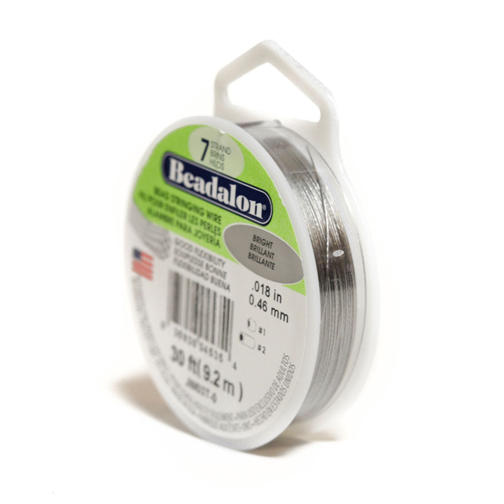 Bead Loader Wire Beadalon 0.18 Bead Stringing Wire - 30 ft. - Beaded Dreams
