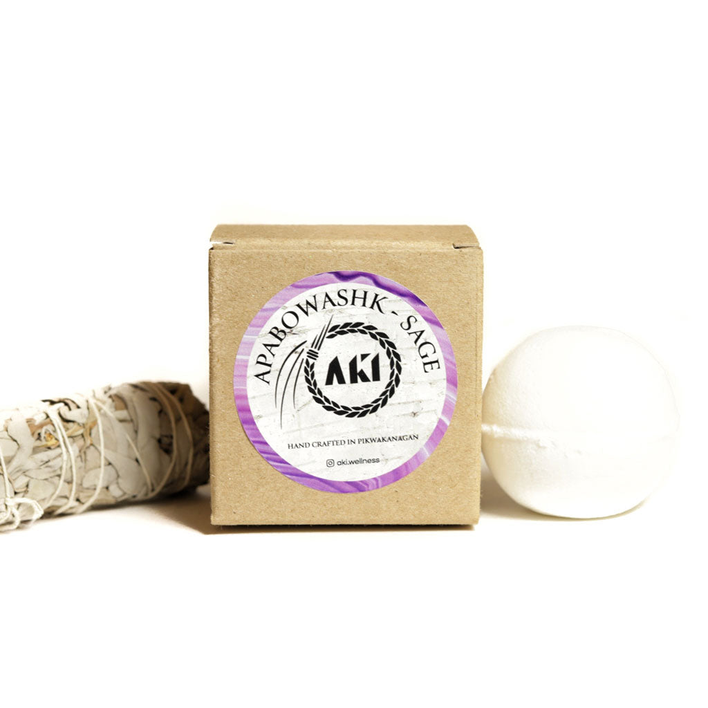 Sage Bath Bomb by Aki Wellness