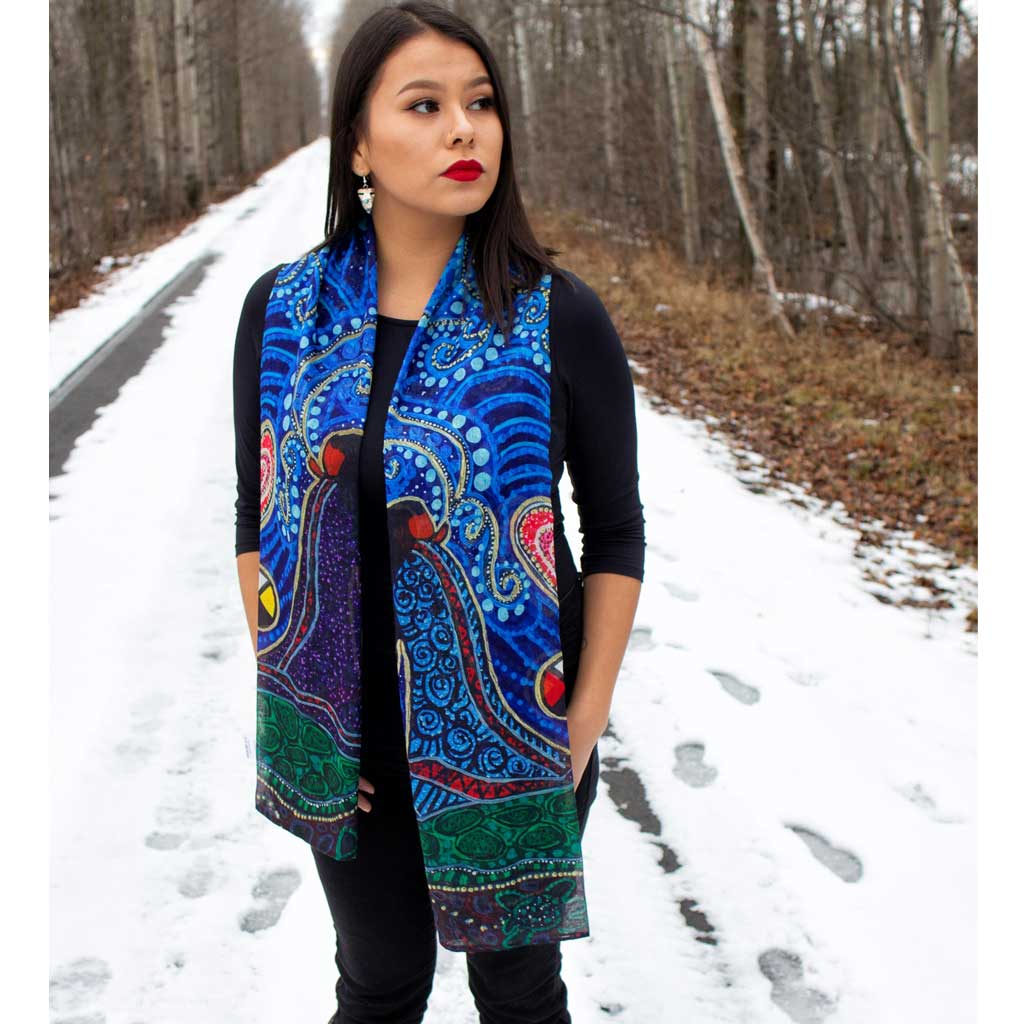 'Breath of Life' Eco-Scarf by Leah Dorion