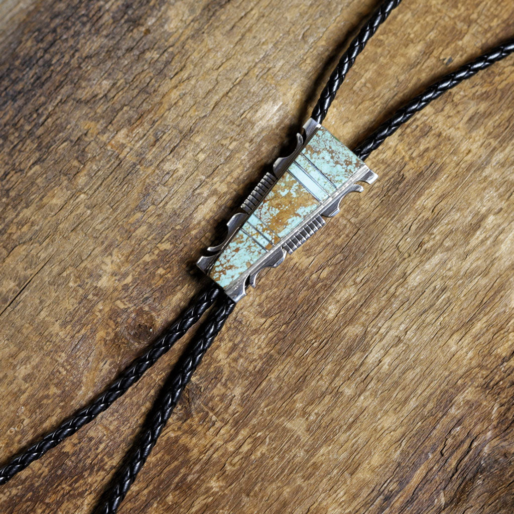 Navajo Bolo w/ Turquoise by Steve Francisco