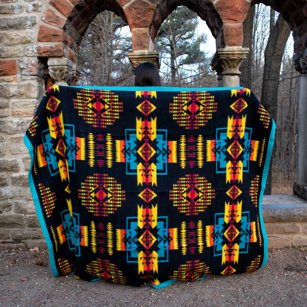Boy Chief Blanket - Black
