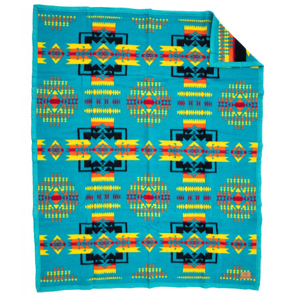 Boy Chief Blanket - Turquoise