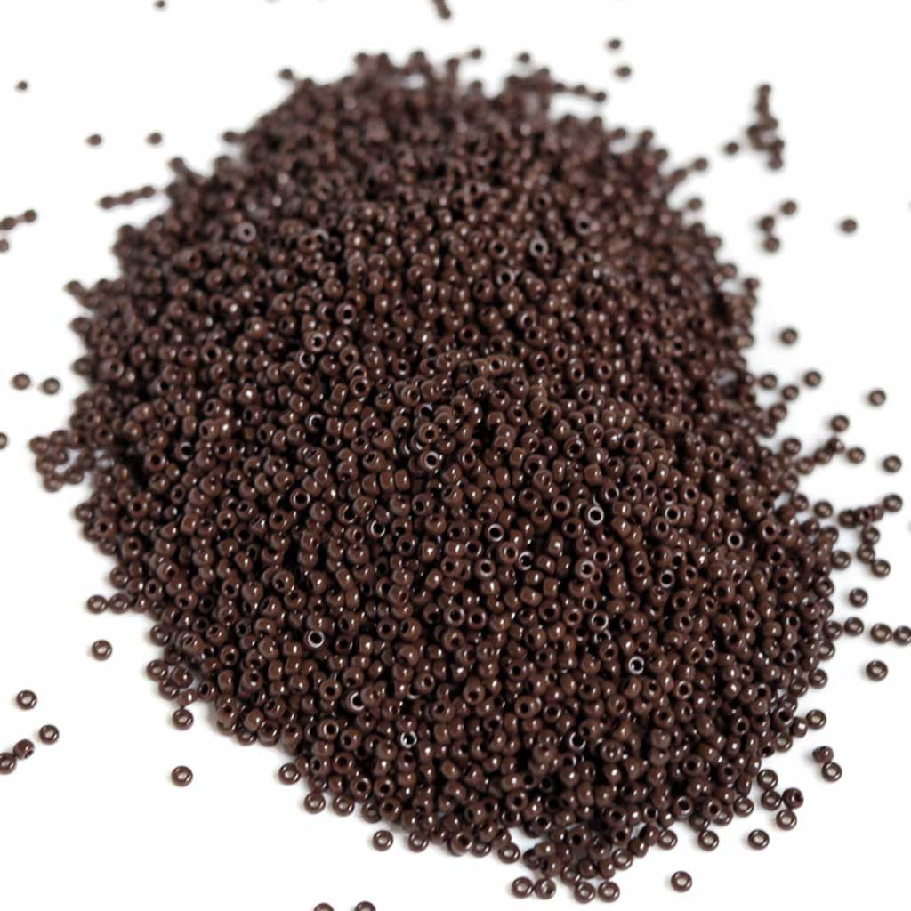 Chocolate Brown Opaque - Size 15/0 Miyuki