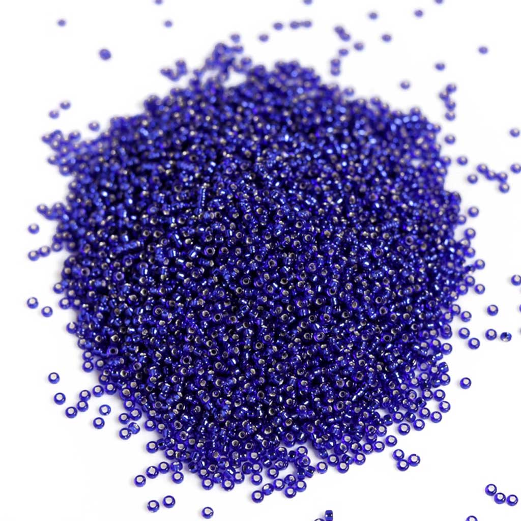 Cobalt Blue Silverlined - Size 15/0 Miyuki