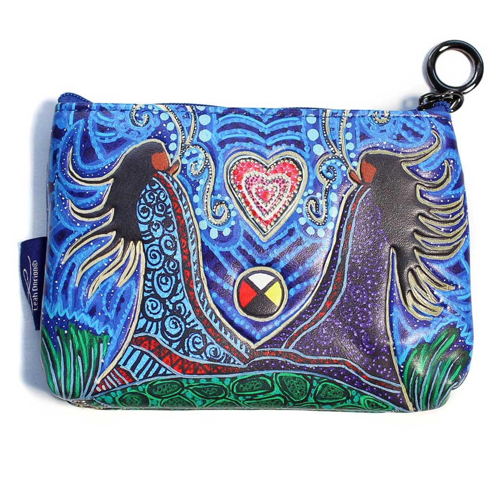 'Breath of Life' Coin Purse by Leah Dorion