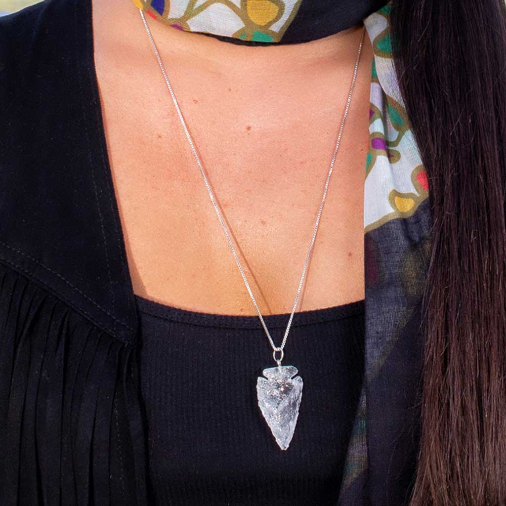 Crystal Arrowhead Necklace