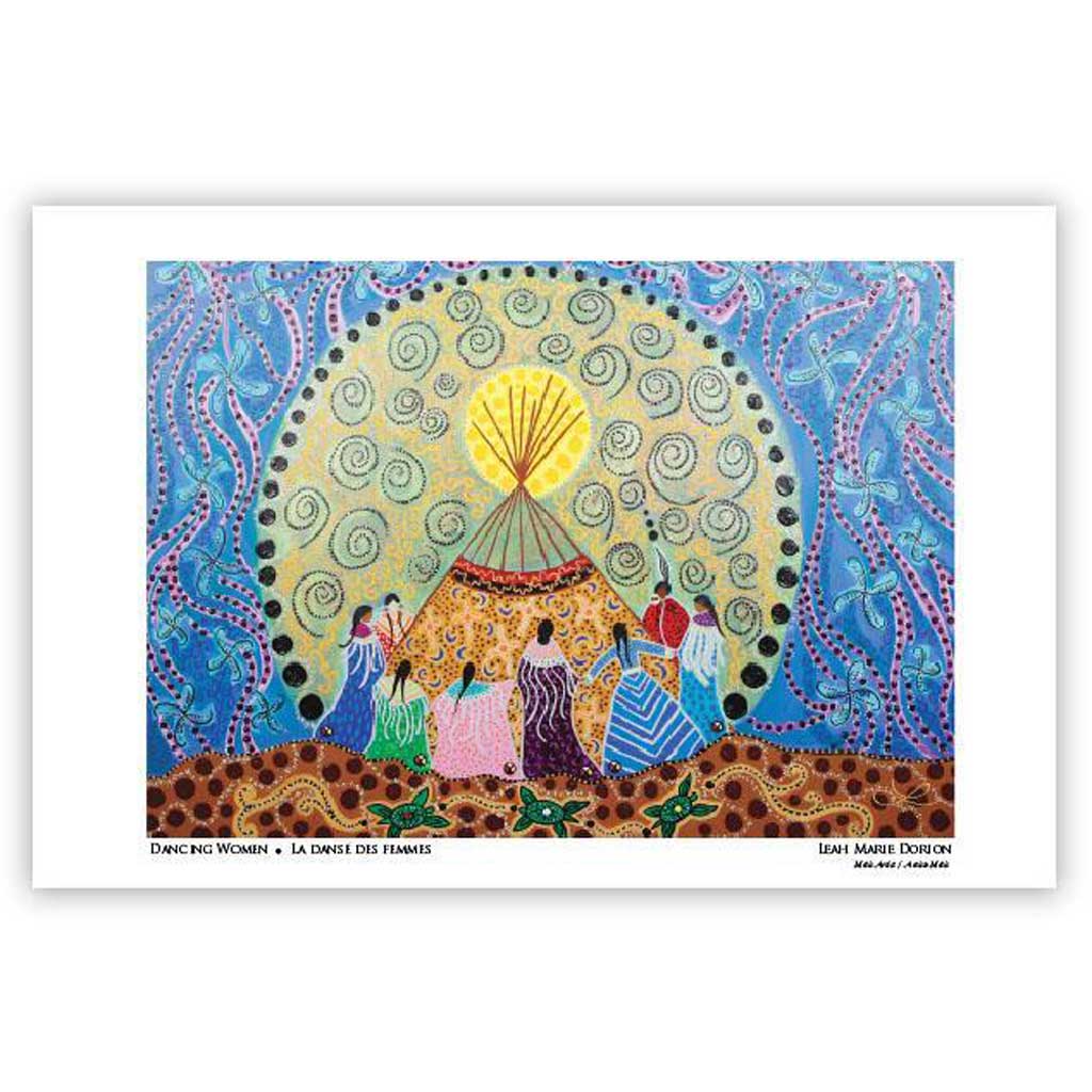 Art Card - 'Dancing Women' by Leah Dorion