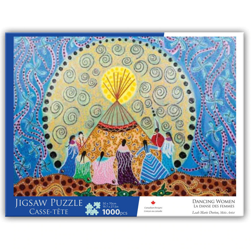 &#39;Dancing Women&#39; Jigsaw Puzzle by Leah Dorion