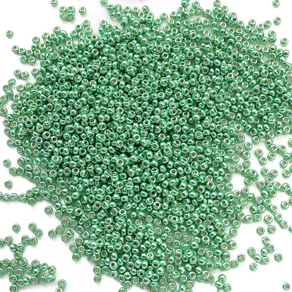 Galvanized Duracoat Dark Green Mint - Size 11/0 Miyuki