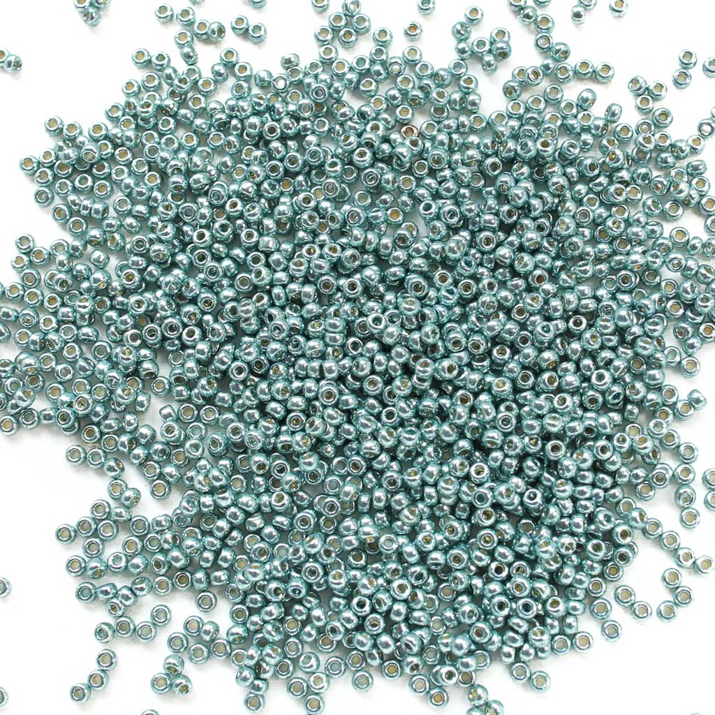 Galvanized Duracoat Dark Sea Foam - Size 11/0 Miyuki