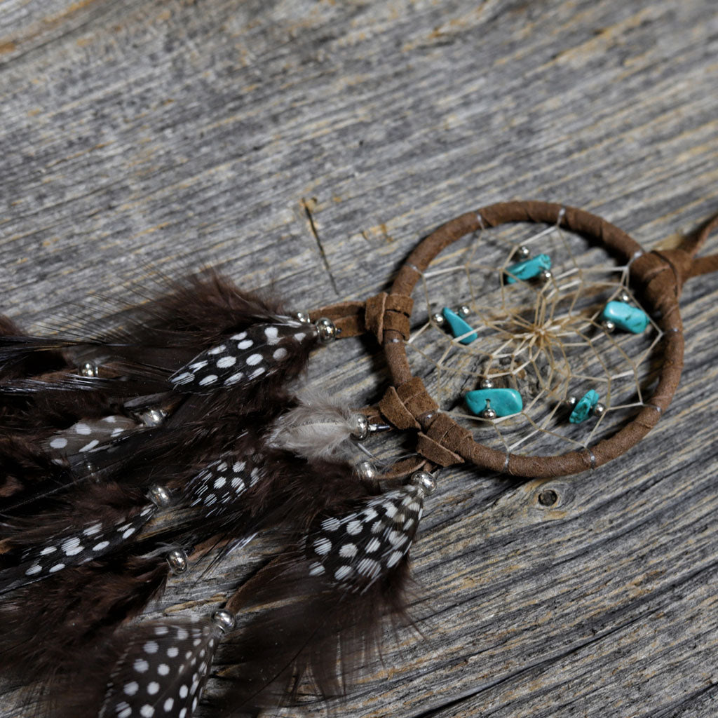 Brown Dreamcatcher w/ Gemstones