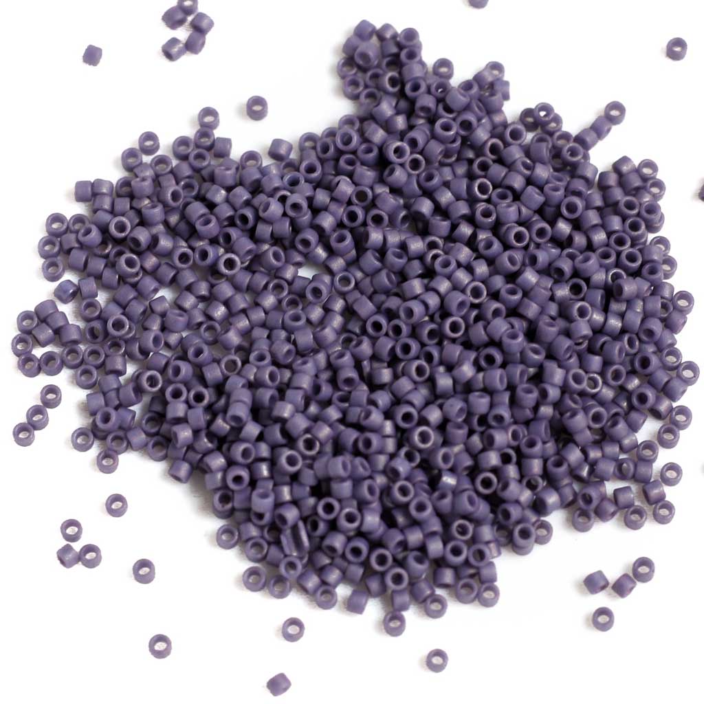 Frosted Glazed Violet Matte - Delicas