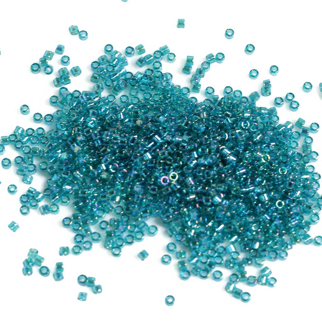 Teal Caribbean Transparent AB - Delicas