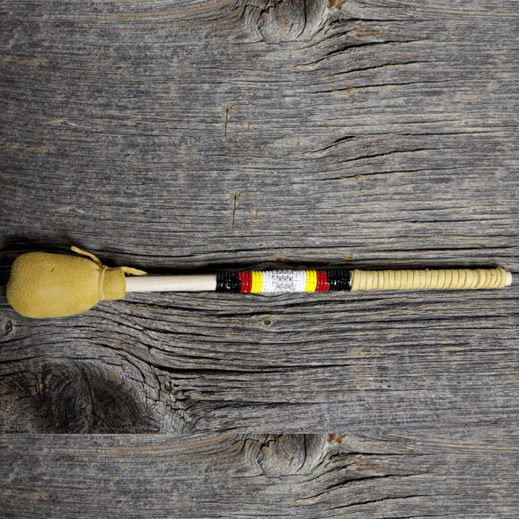 Beaded Drum Stick by Tawny Longboat