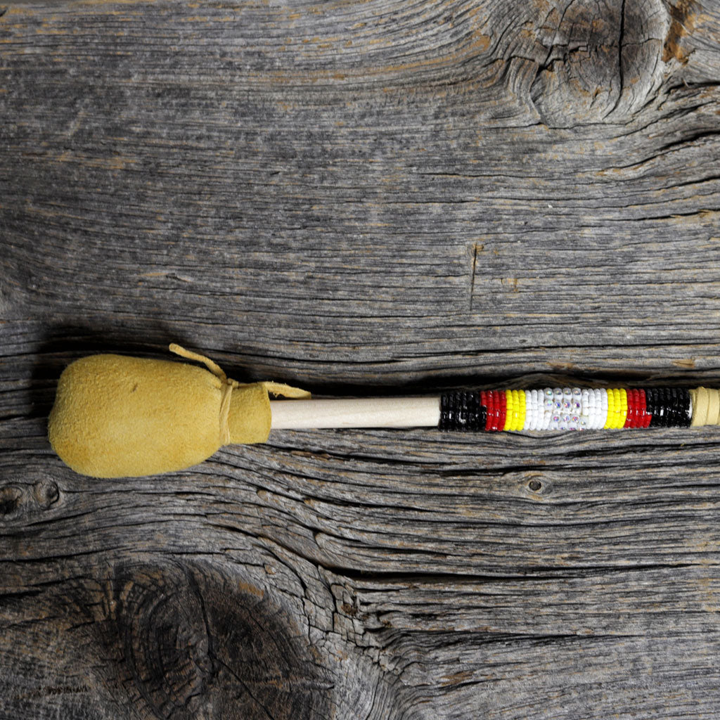 Beaded Drum Stick by Tawny Longboat