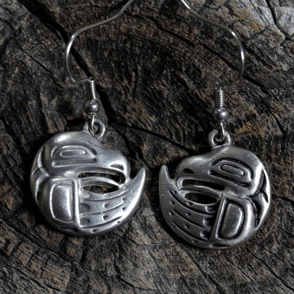 Pewter Eagle Earrings