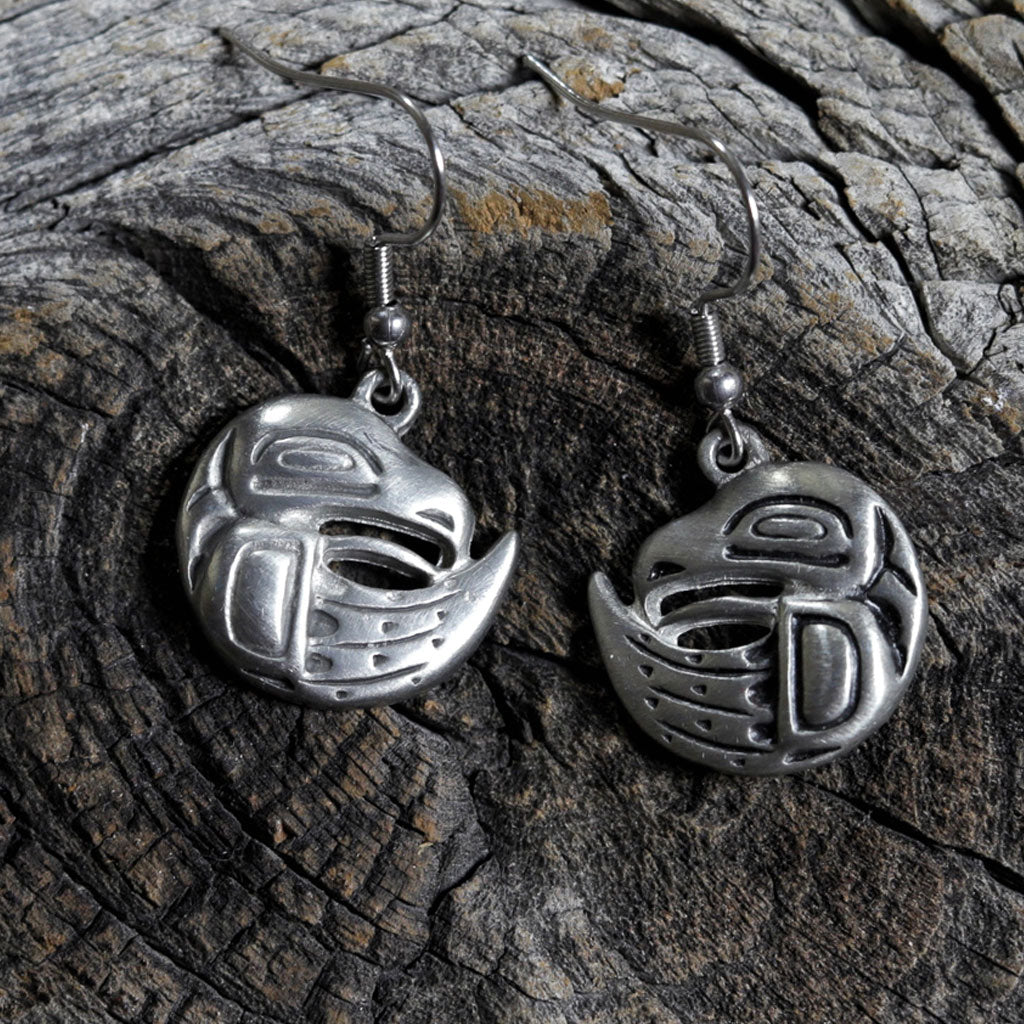 Pewter Eagle Earrings