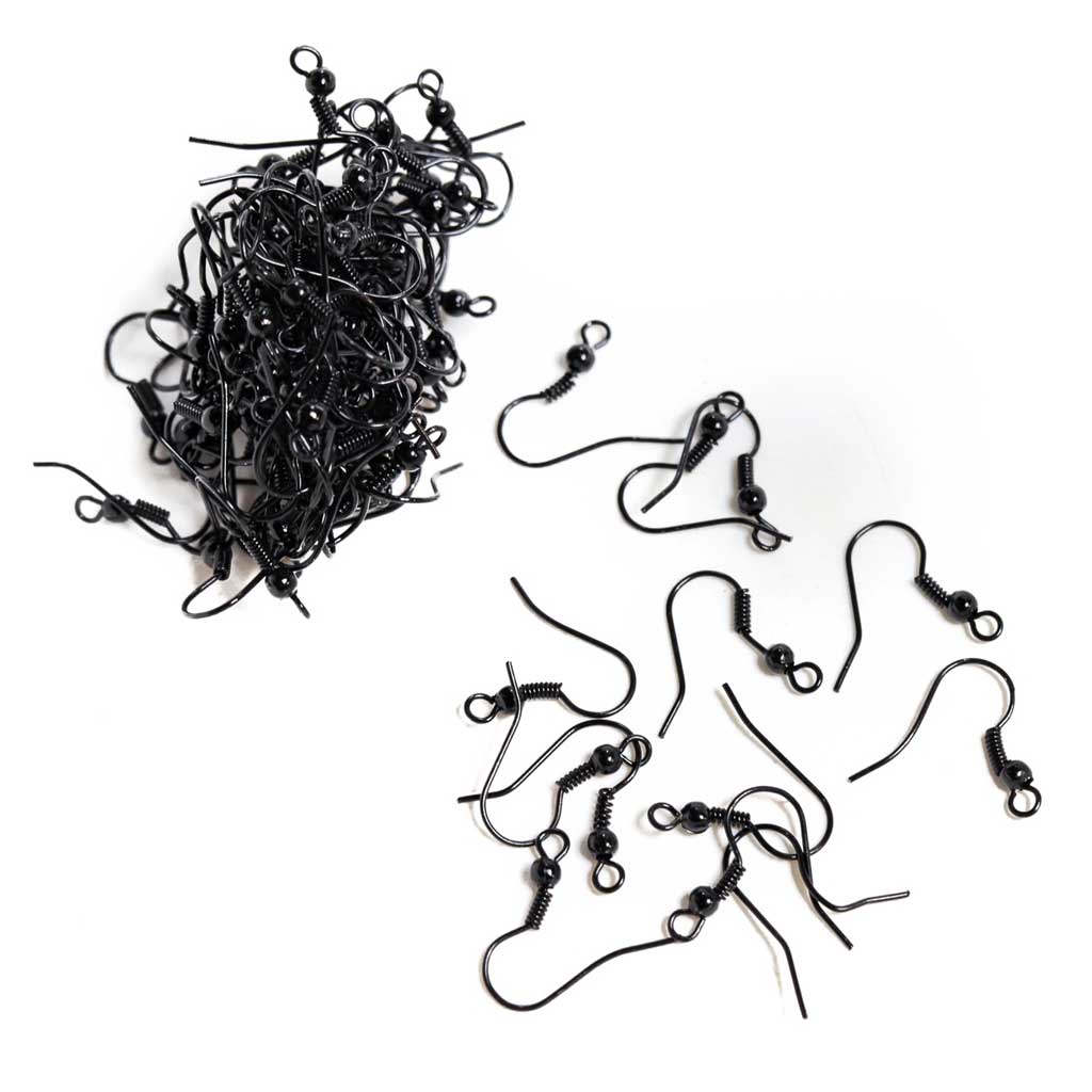Earring Hooks - Black