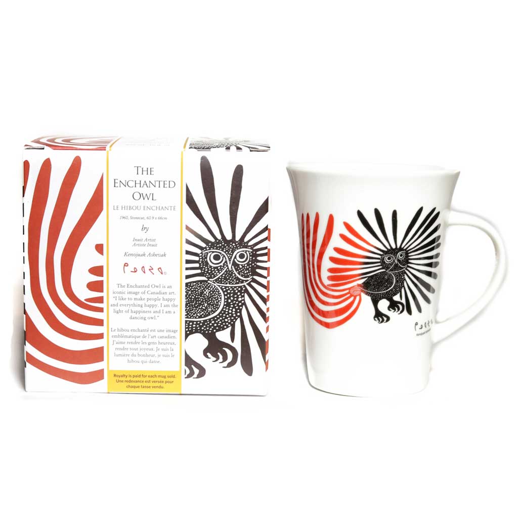 'The Enchanted Owl' mug by Kenojuak Ashevak