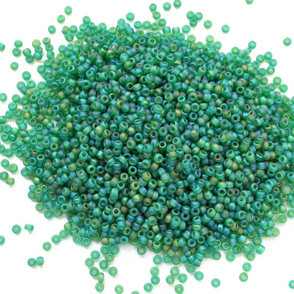 Frost Green Rainbow - Size 11/0 Miyuki