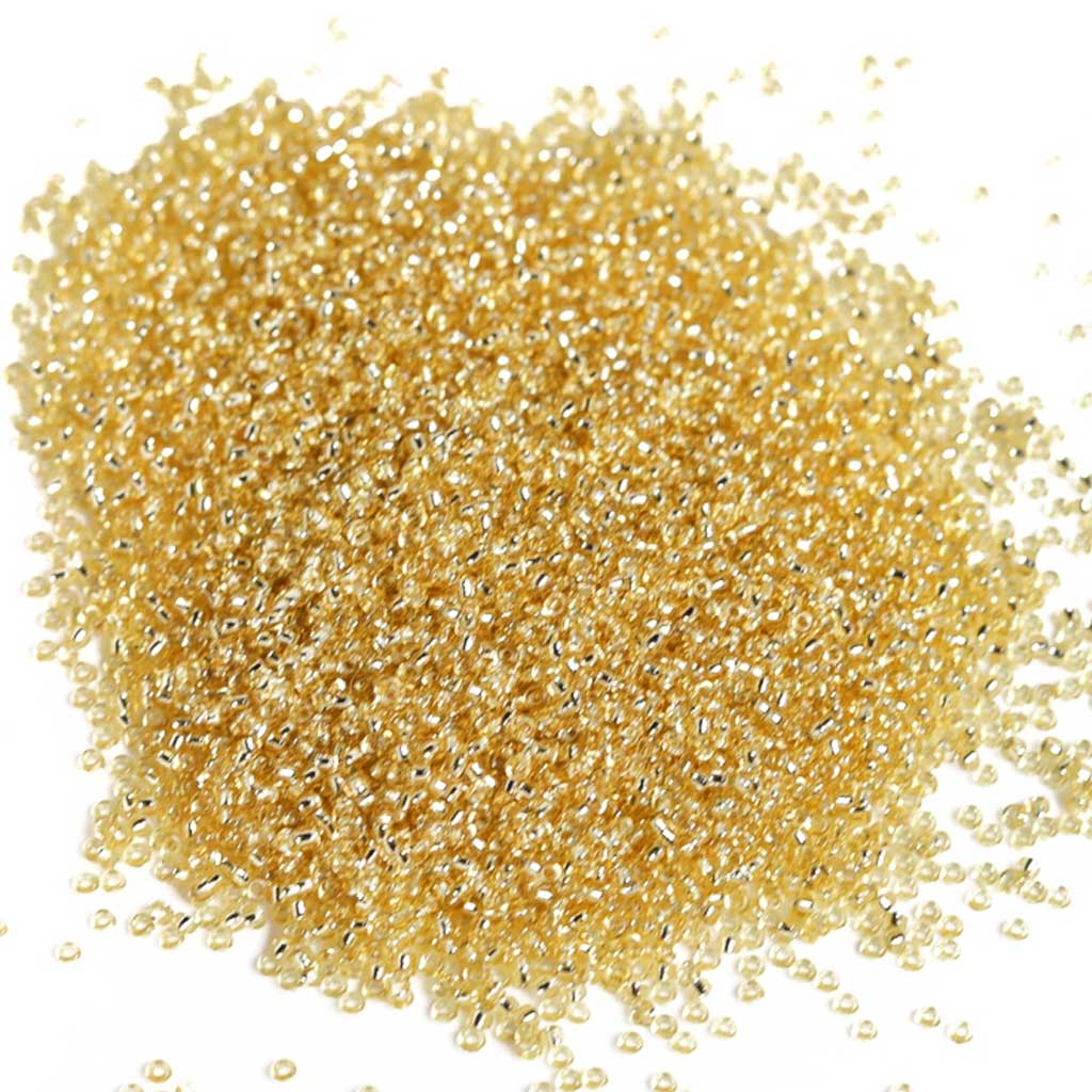 Gold Silverlined - Size 15/0 Miyuki