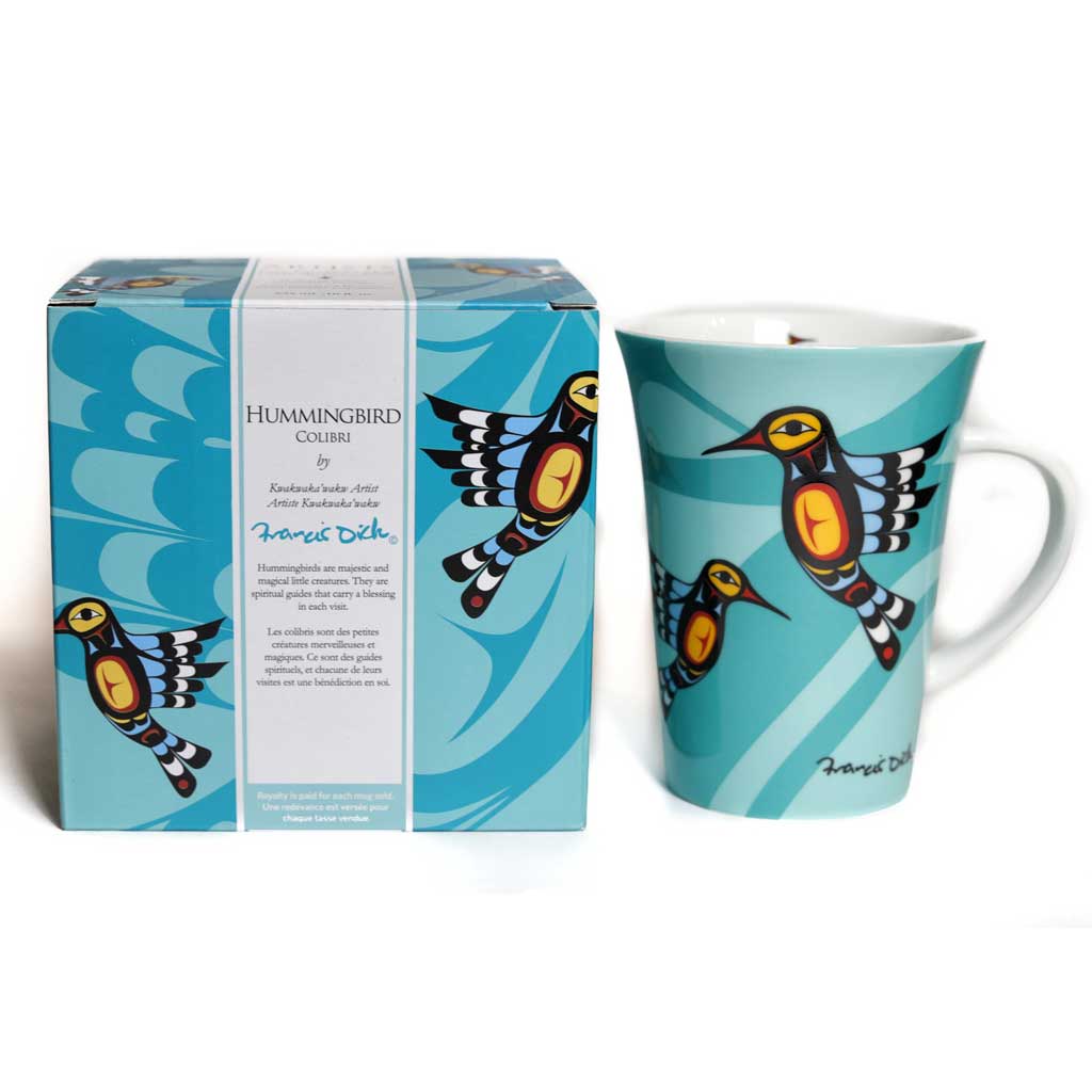 &#39;Hummingbird&#39; mug by Francis Dick
