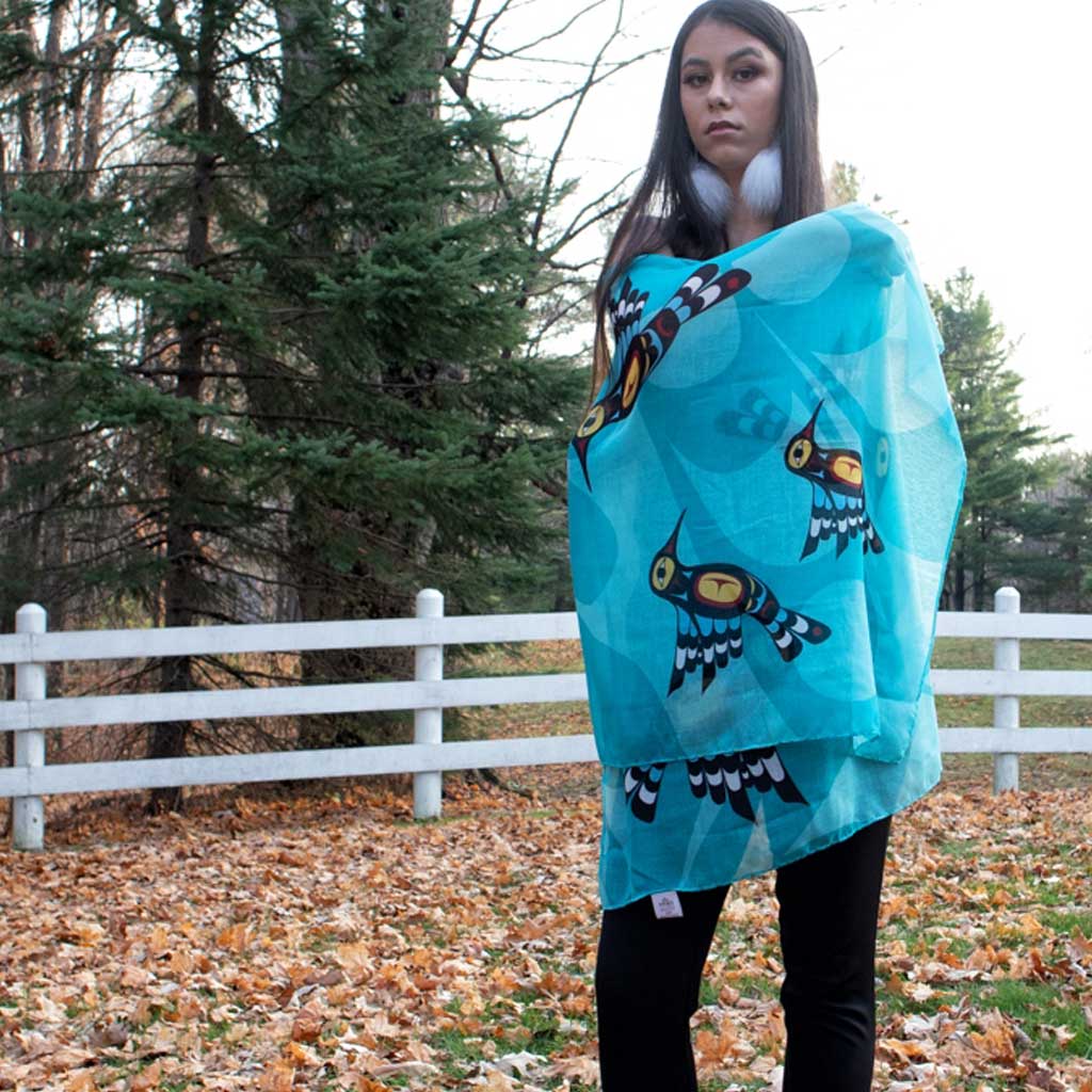 &#39;Hummingbird&#39; Shawl by Francis Dick