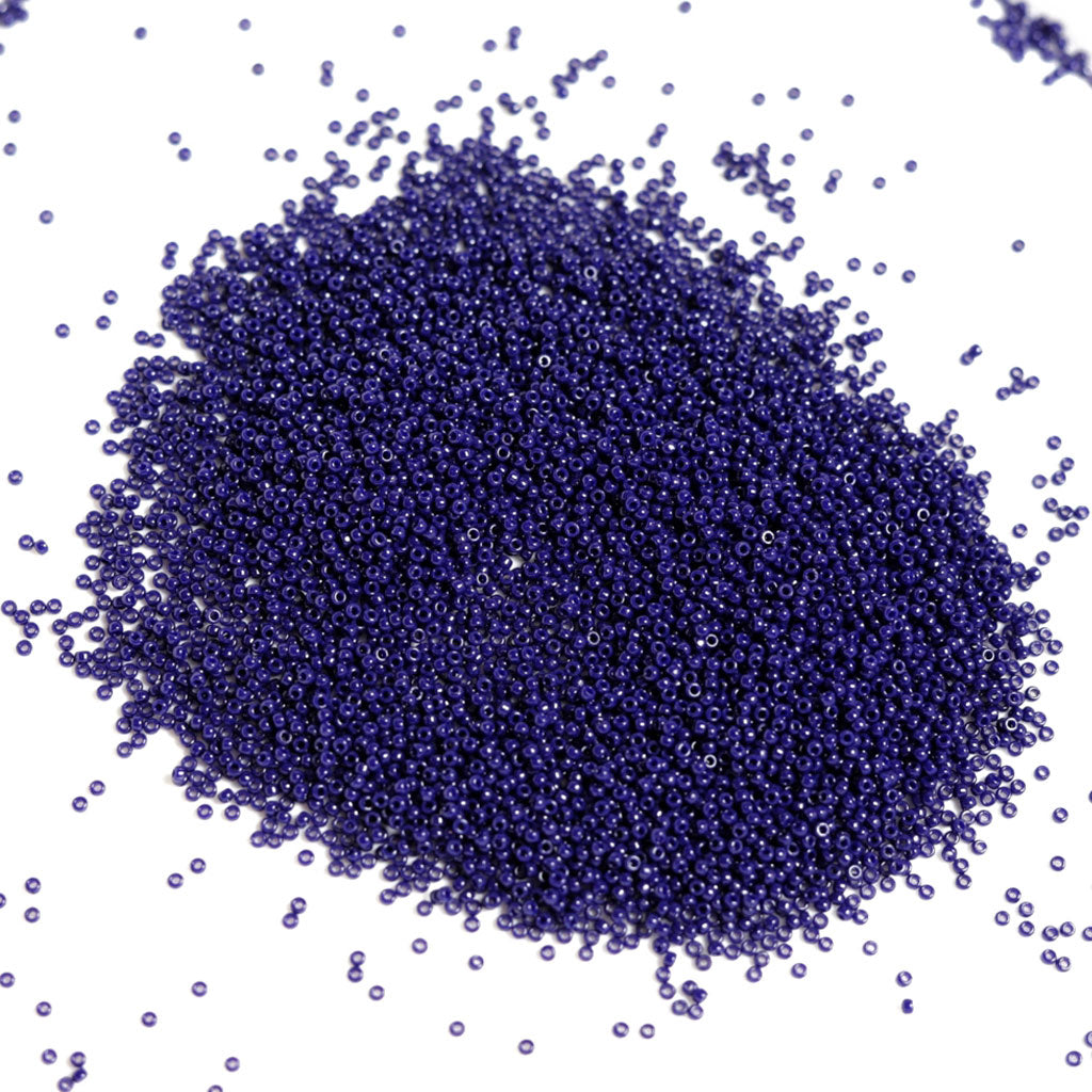 Indigo Navy Blue Dyed Duracoat - Size 15/0 Miyuki