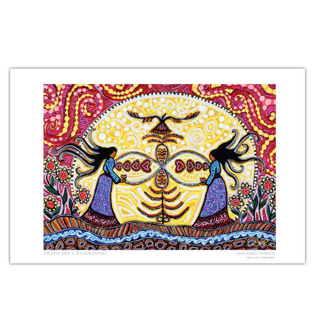 Art Card - &#39;Infinite Love&#39; by Leah Dorion