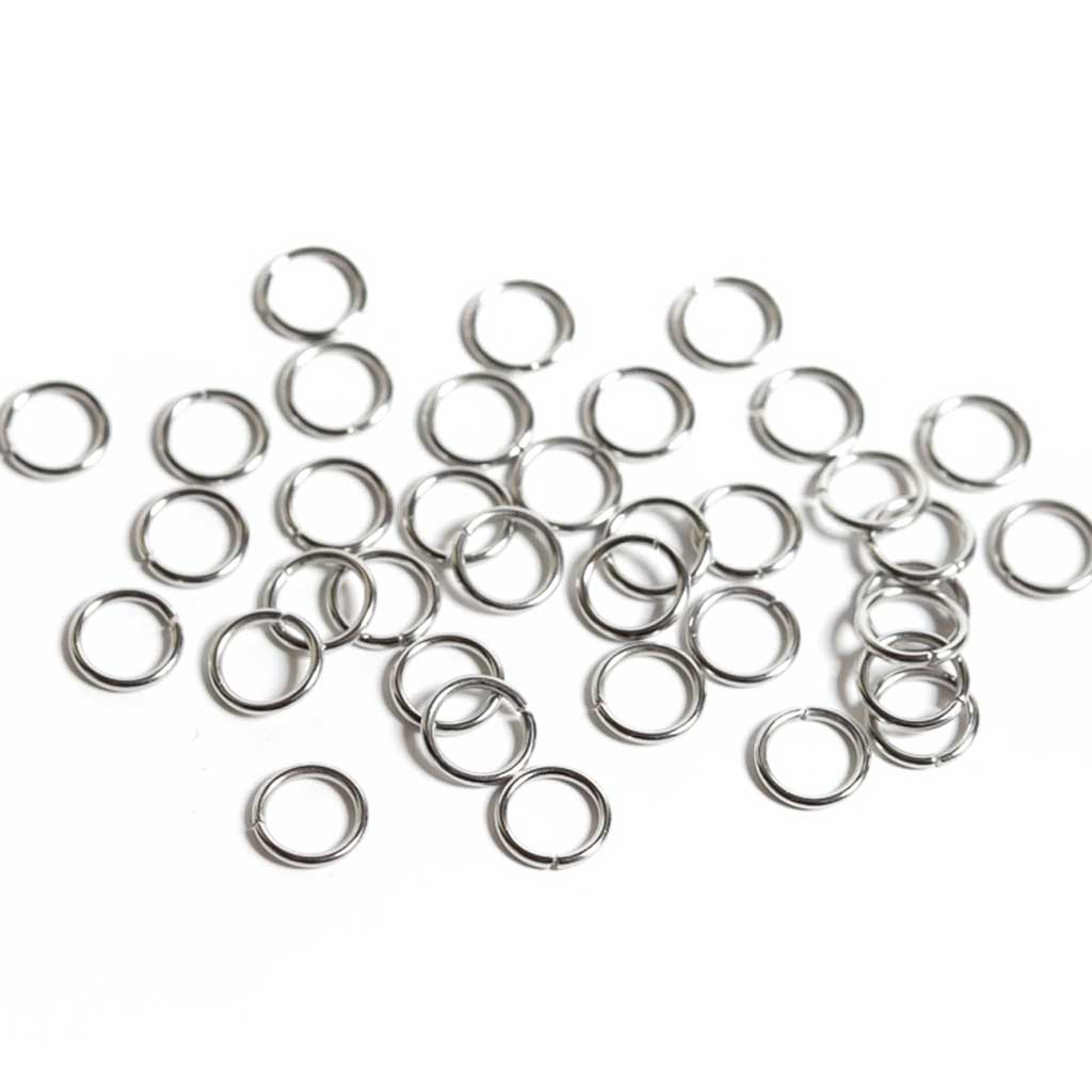 Stainless Steel Jump Rings - 8mm