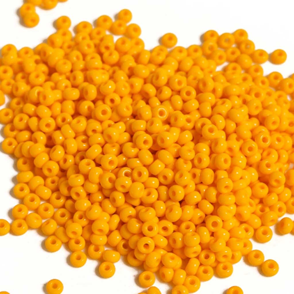 Opaque Light Orange - Size 8/0 Seedbeads