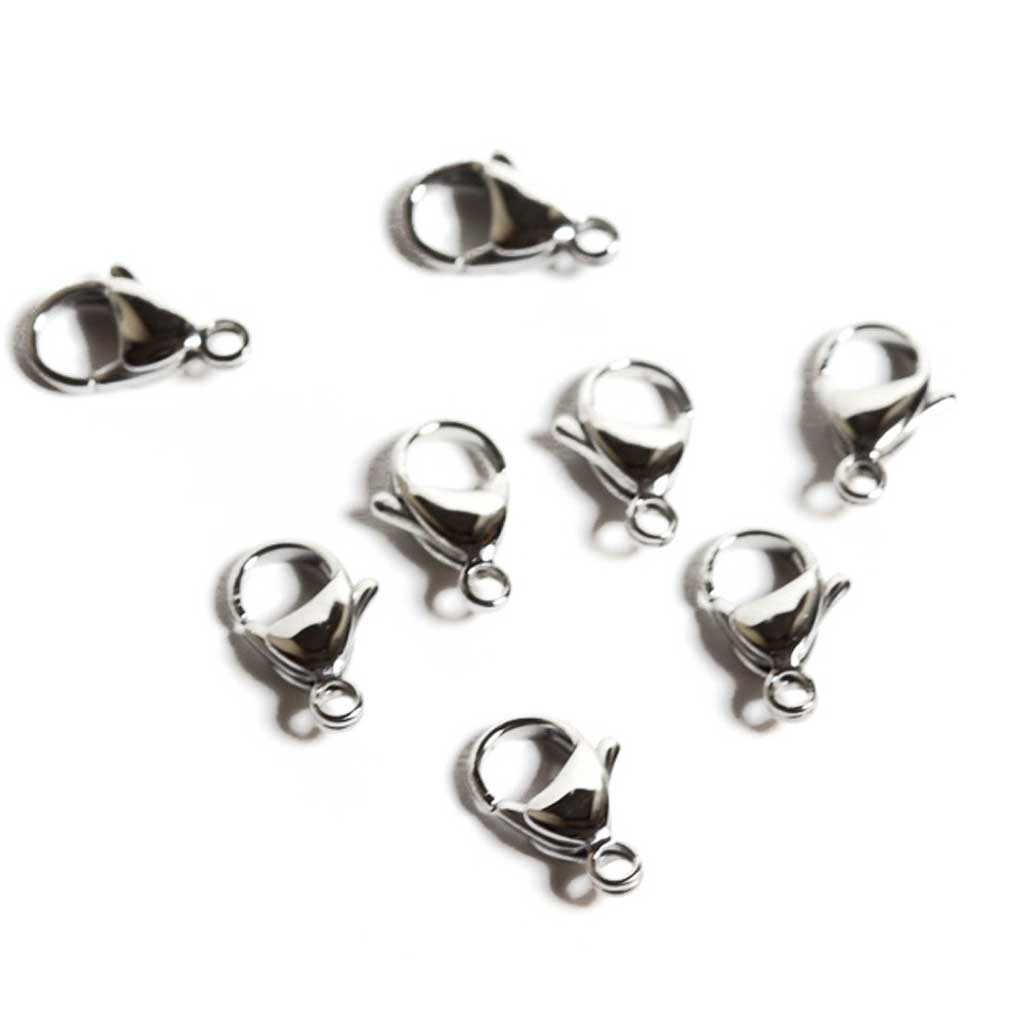 Stainless Steel Lobster Clasps - 15x9mm