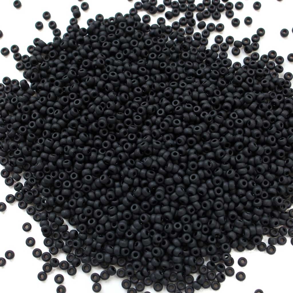 Matte Black - Size 11/0 Miyuki