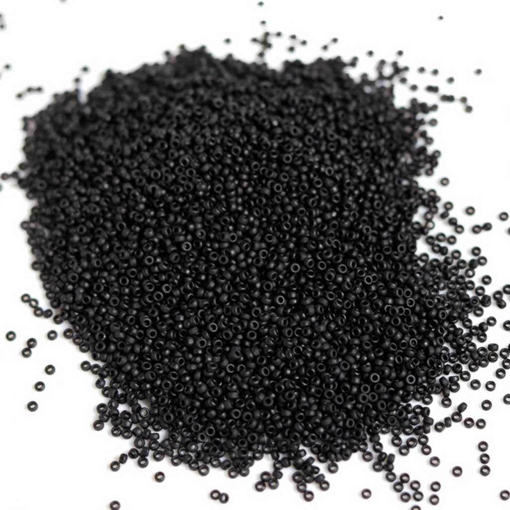 Black Matte - Size 15/0 Miyuki