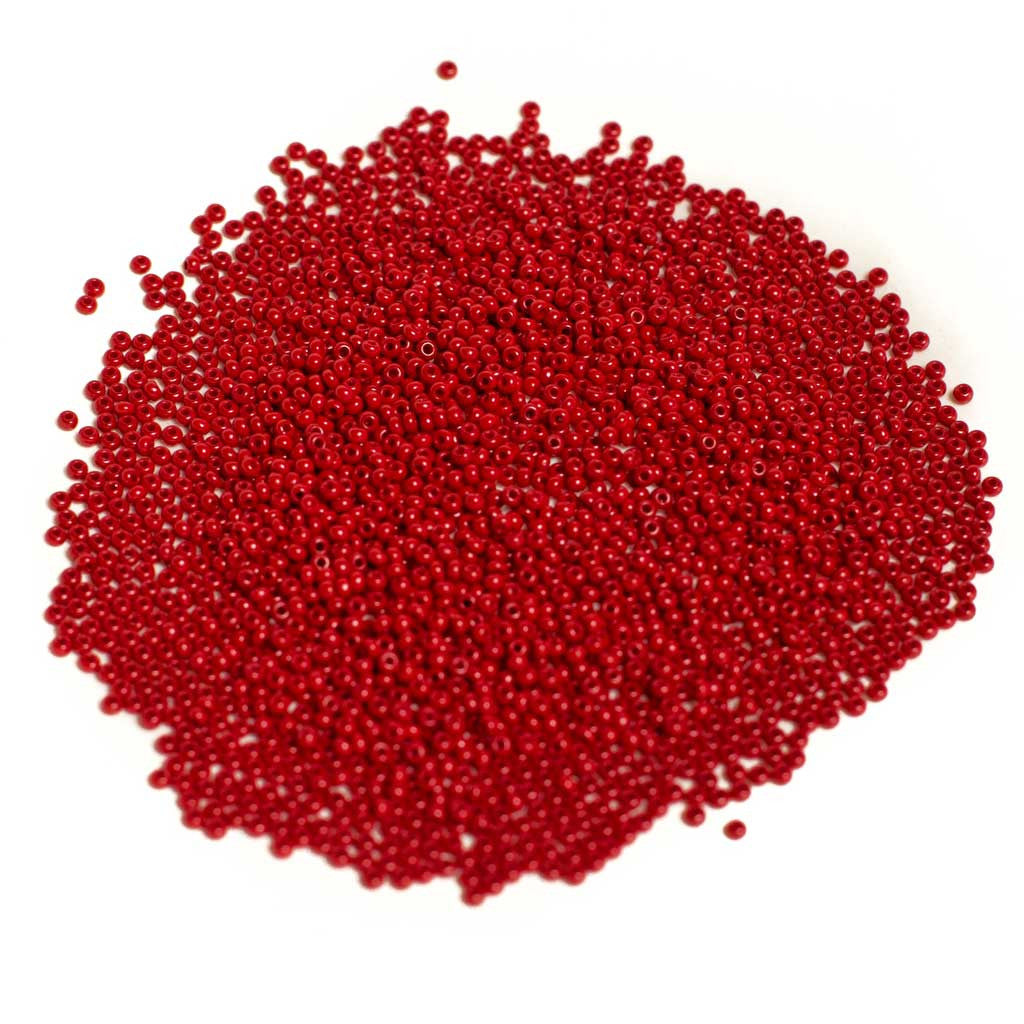 Medium Dark Red Opaque - Beaded Dreams
