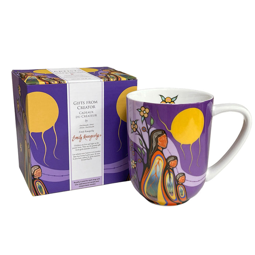 'Gifts From Creator' Mug by Emily Kewageshig